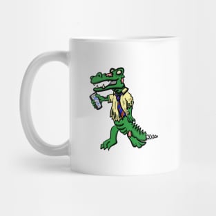 Phone zombie gator Mug